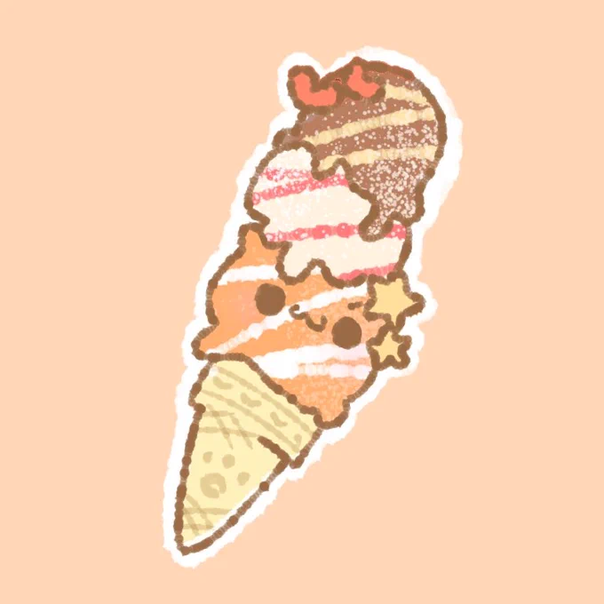 アイコン∩(o・ω・o)∩

今だけアイスクリームになりたい人用!!\(。`・ω・)/?✨
#イラスト #アイコン
#アイスクリーム 