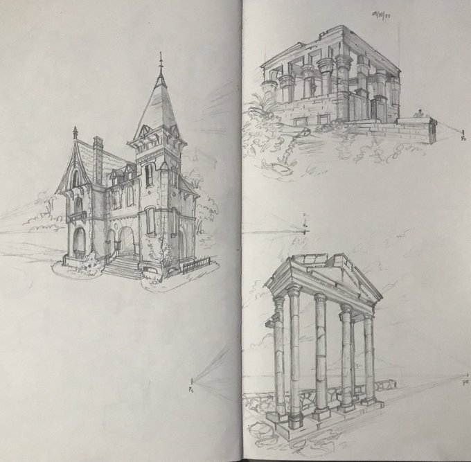 Me explaining to my parents that I 100% could do realism if I really wanted to (left pic) but, it's just not as fun as drawing some funky colorful character ! https://t.co/edKoDlvLVP 