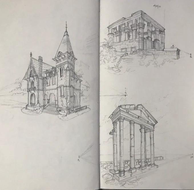 Me explaining to my parents that I 100% could do realism if I really wanted to (left pic) but, it's just not as fun as drawing some funky colorful character ! https://t.co/edKoDlvLVP 