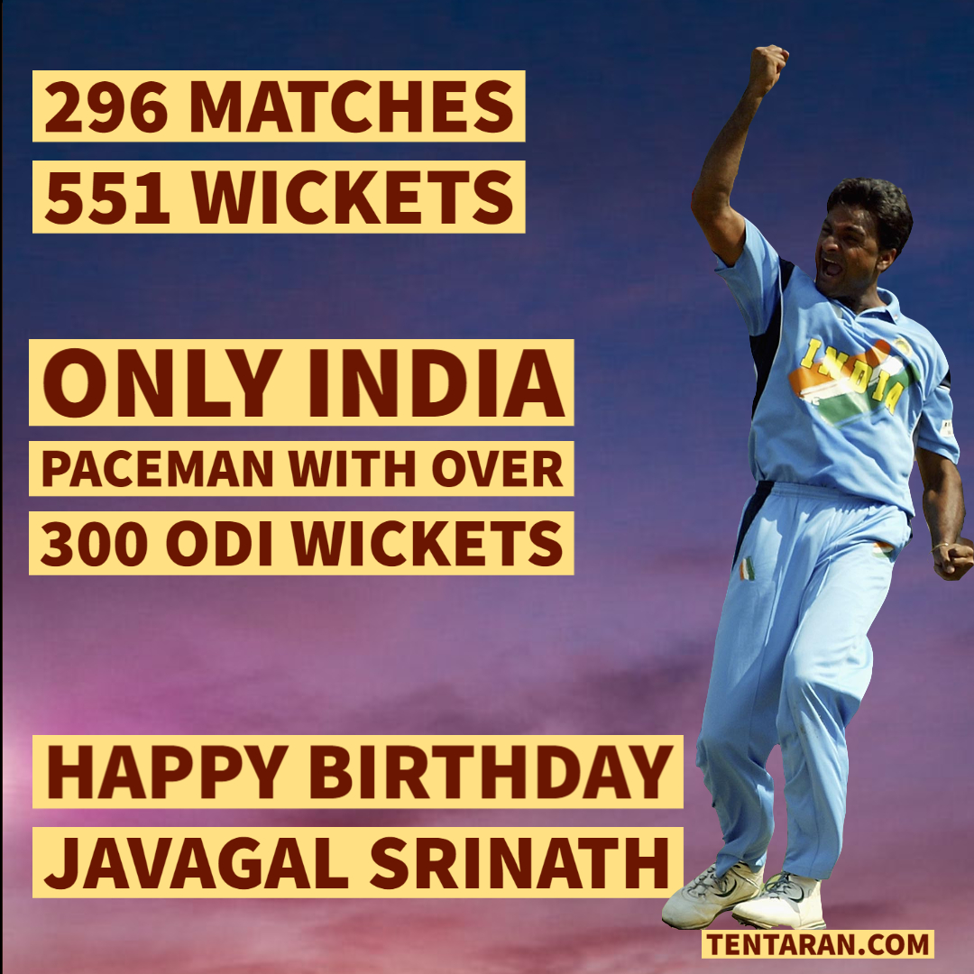 Happy Birthday to Javagal Srinath     