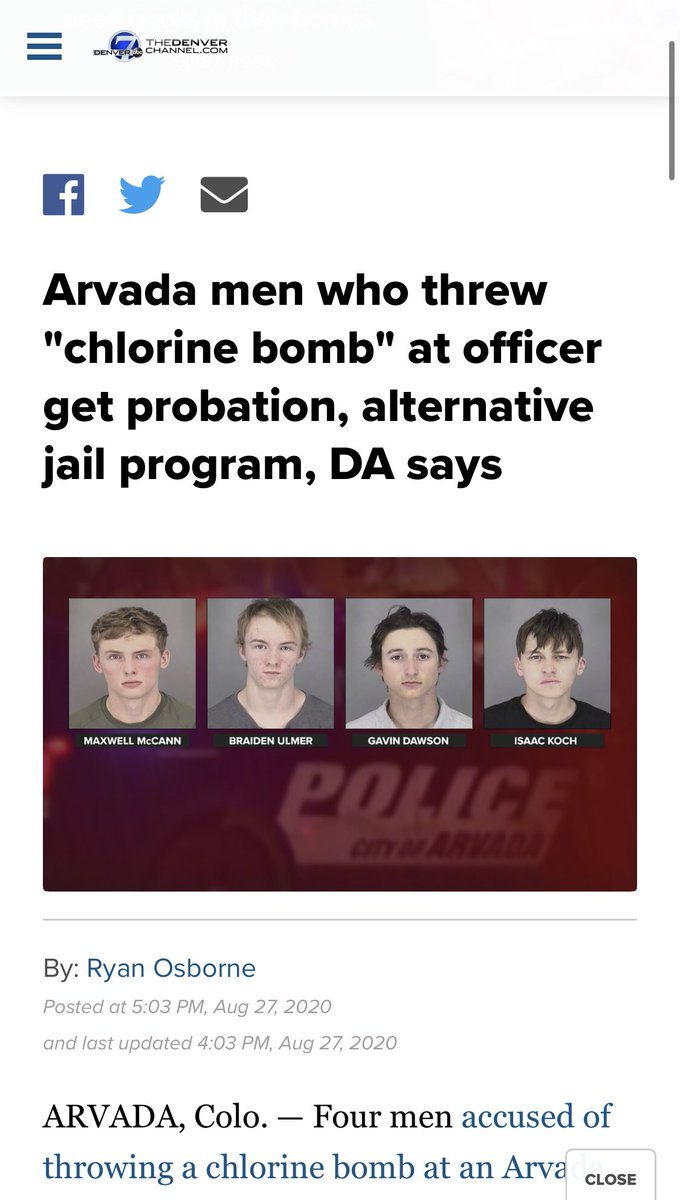 So I’m wondering why this story about the last kid finally getting sentenced is in every Colorado newspaper right now as “Kids lure and try to kill cop” and why it’s framed so disingenuously.