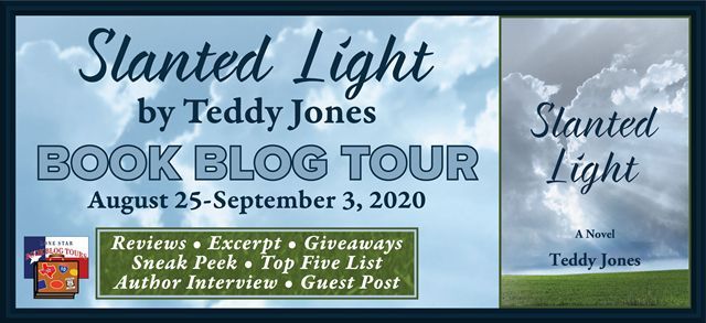 StoreyBookRev's tweet photo. Excerpt & #Giveaway - Slanted Light by Teddy Jones #LSBBT #LiteraryFiction #FamilySaga #SmallTownTexas #WesternWomen #TXAuthor https://t.co/Dp0IH0xppC https://t.co/KDMuyNUGrt