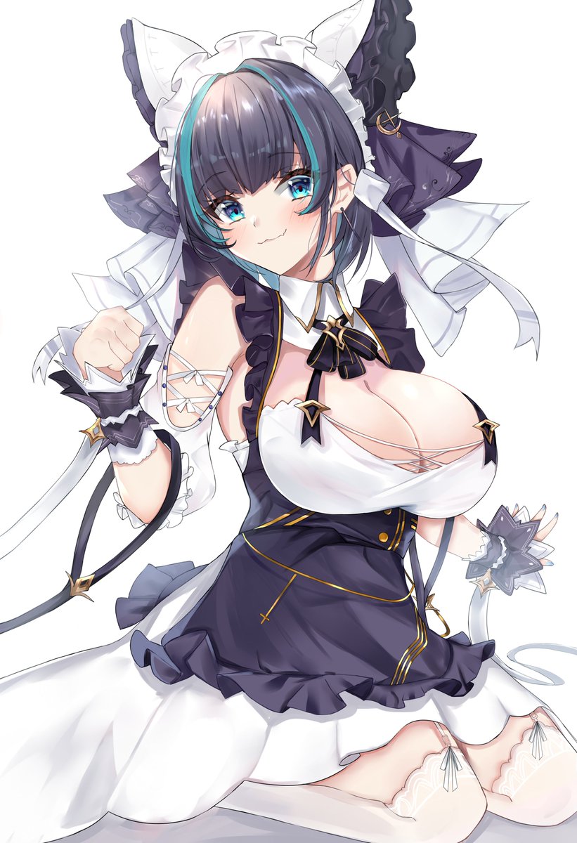 チェシャー(アズールレーン) 「#誰か優しい人が拡散してくれてフォロワーさんが増えるらしい 」|ねむんのイラスト