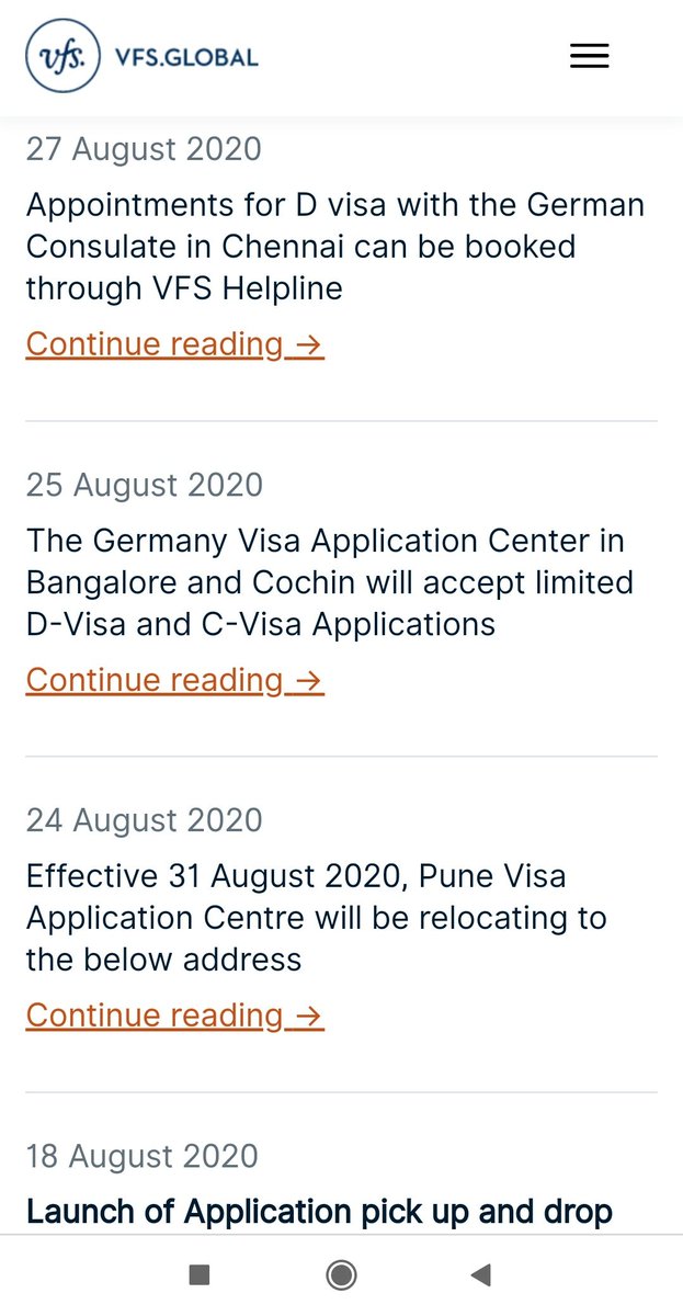 The_Bride007's tweet photo. All other cities  atleast announced that they will be opening visas service for student...Unlike Delhi... There was no prior announcement and slots opened on random date. Its unbelievable!! Even there help desk executive didn't know the information. #GermanembassyDelhi https://t.co/5Z7YsBn61C