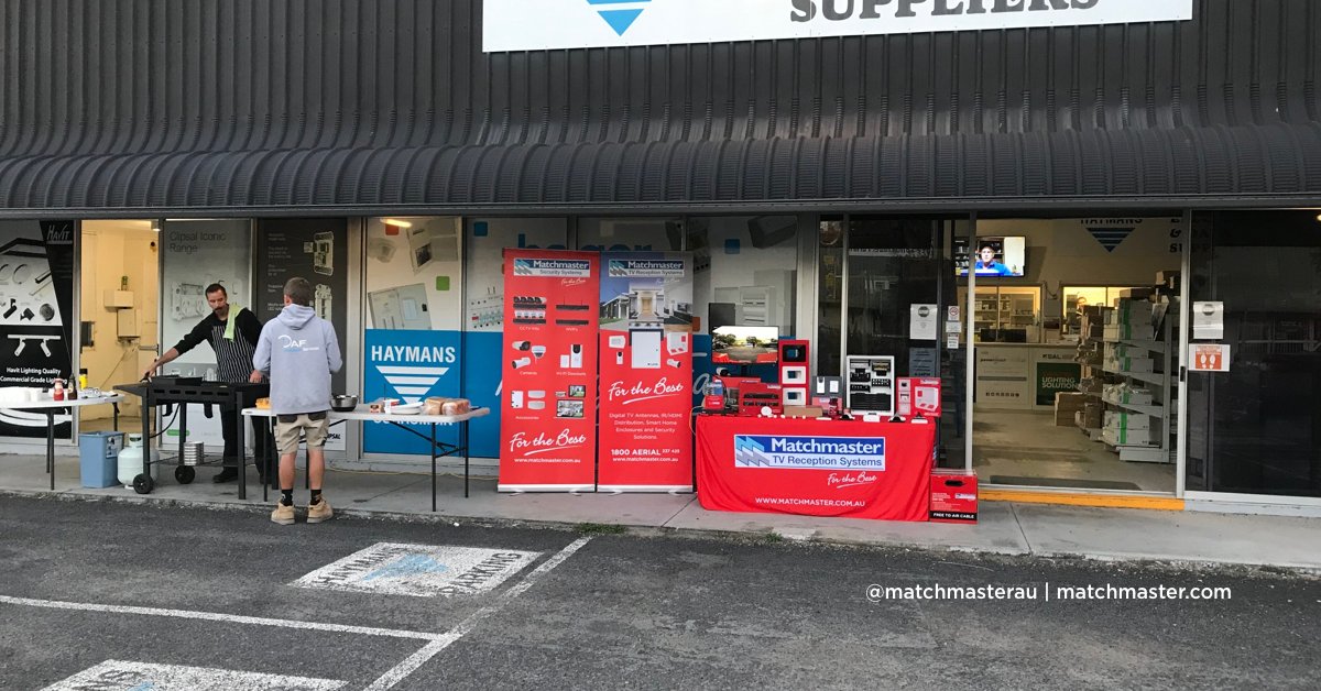 matchmasterau's tweet image. BBQ Breakfast by Matchmaster at Haymans Currumbin showcasing our latest products. Contact your friendly Matchmaster Sales Representative to organise a BBQ day for your customers.
#qualityproducts #Breakfastsetup
