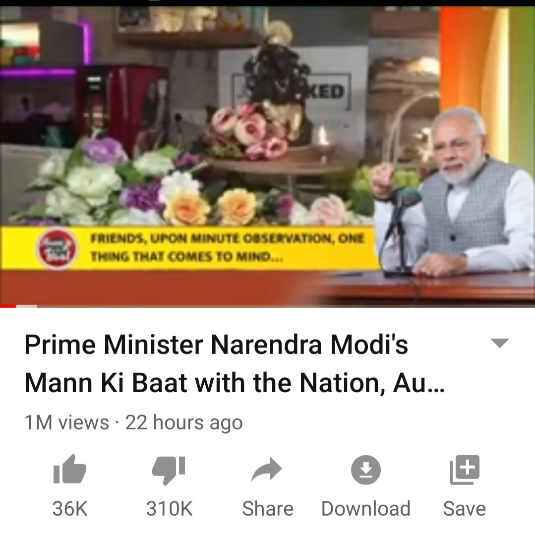 Dipankar_cpiml's tweet photo. It has become a movement now. Dislikes keep swelling beyond the 300K mark, while the Modi camp could mobilise only a tenth of these numbers. When will the PM realise that he can play with toys in his propaganda, but can't play with the lives of students? #StudentsDislikePMModi https://t.co/EHwwniENqO