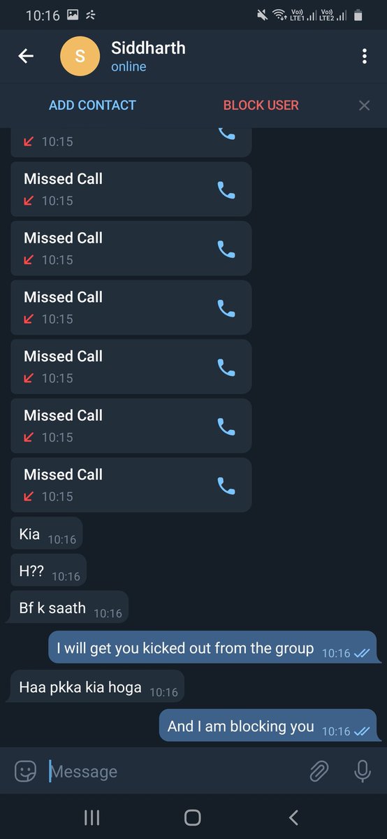 saxenamadam's tweet photo. @telegram The guys have been harrasing me and so many other girls. And they change names and have multiple accounts. Why is there no security unlike other apps?
Pt 2/2 @MumbaiPolice
@DCP_CCC_Delhi
#cybersecurity #cybercrime #MumbaiPolice #Telegram #RetweeetPlease https://t.co/Hu0GowgdtF