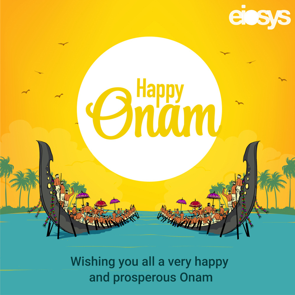 Wish you all a very Happy Onam

#HappyOnam2020 #Onam #Onamcelebration #Onamvibes #Onamgreetings #eiosys