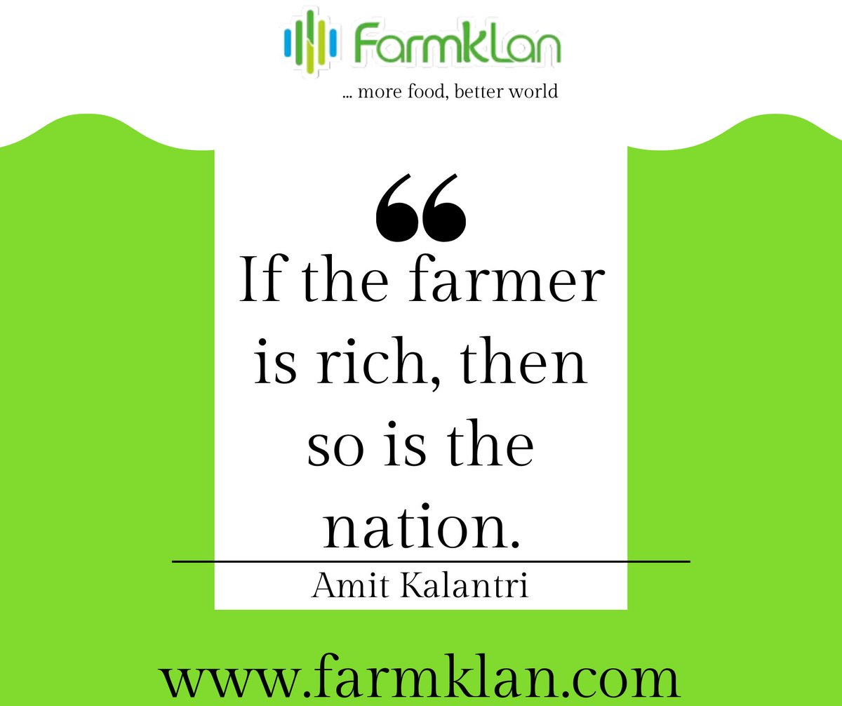 farmklan's tweet photo. No need to say more!
#farmklan #morefoodbetterworld #agritech #farmingmadeeasy #agricultureinnigeria #poultryfarminnigeria #pigfarminginnigeria #ricefarminnigeria https://t.co/c9mmhKM2Bf