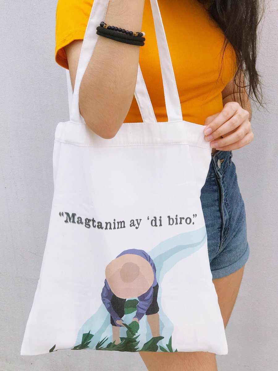 JustFilTingz's tweet photo. Ever wanted a tote bag with advocacies supporting the fight of our indigenous peoples and local farmers?

We have the tote bag for you!

Order yours at https://t.co/YC73ohei5C. 60% of the proceeds will be donated to our jeepney drivers in Manila!

#BalikPasada
#SupportLocalPH https://t.co/K4svGFEJ0Z