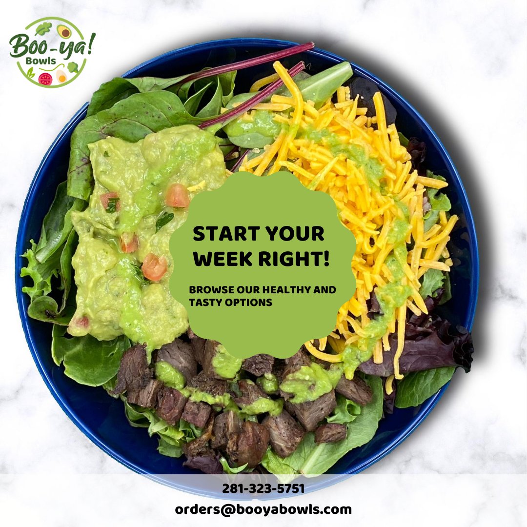 Try our healthy BOWL 🍽🥣 #fullofnutrition  
👉🏼 bit.ly/BooyaDD 👈🏼 
.
.
.
#helathybowl #freshavacado #houstontx #mondaymotivation #foodtime #stayhealthy #loveyourself #veggiesfordays #deliciousfood🤤