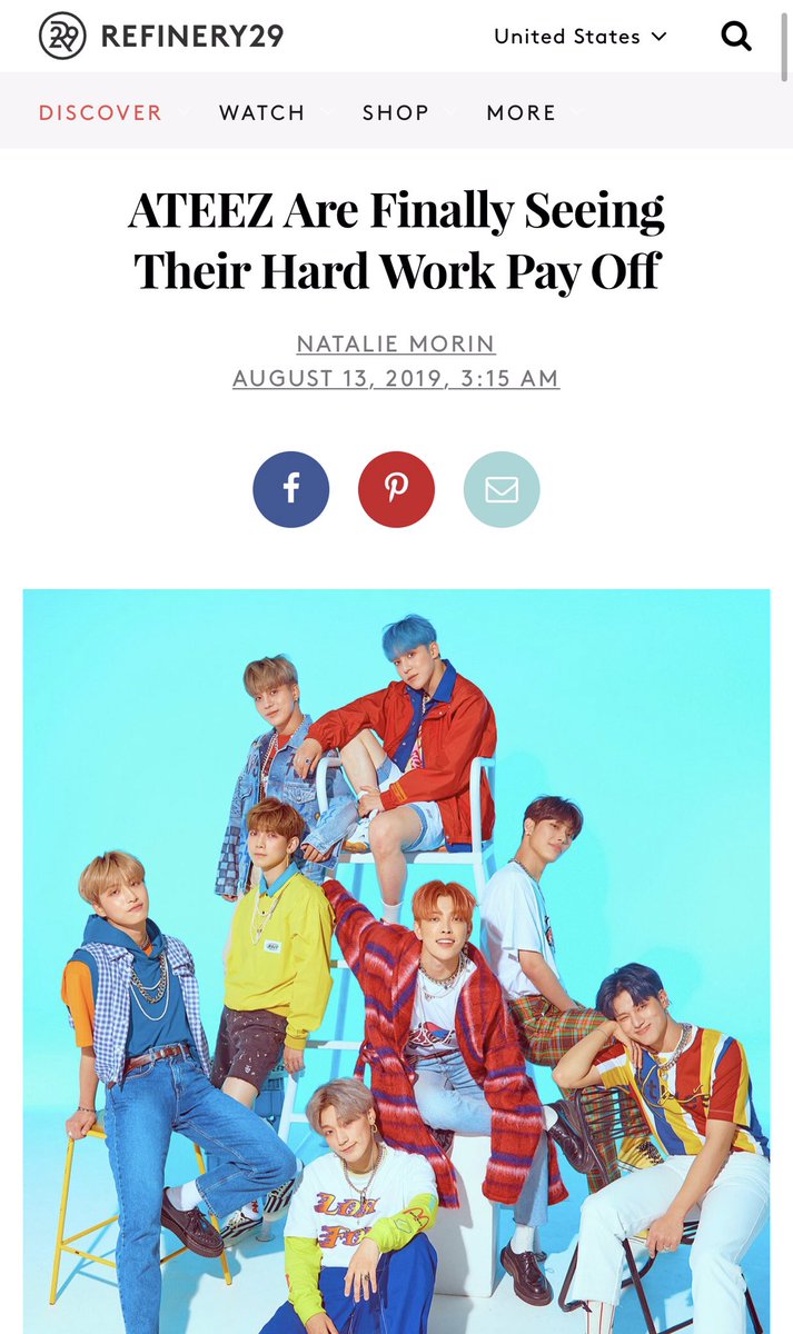ATEEZ on pursuing dreams, sharing happiness and self-love.Seonghwa: “I think it's very important that fans first love themselves, so that their self-love and overflow to others...”  @ATEEZofficial  #ATEEZ     https://www.refinery29.com/en-us/2019/08/239353/ateez-kpop-kcon-idol-trainee-interview