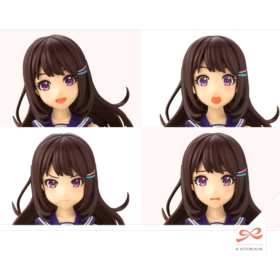 Hobby Shop でじたみん イラストレーター 森倉円さん キズナアイのキャラデザ等をされた方 とコラボの新美少女プラモ始動 表情4種 髪型3種 3種類のスカートパーツで 日常の女の子をプラモで楽しめます コトブキヤ 創彩少女庭園 結城 まどか