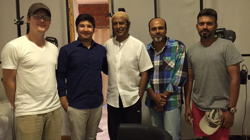 ICEStudiosIndia's tweet photo. Honoured to host @rajinikanth at Gurgaon studio for 3D scanning for Robot 2.0. In picture our founder @ananthaldia with @rajinikanth #photogrammetry3dscanning #vfx #cgi #digitaldoubles #digitalhumans #Bollywood #volumetriccapture #ar #vr #rajinikanth #virtualproduction https://t.co/96KQqRg5nx