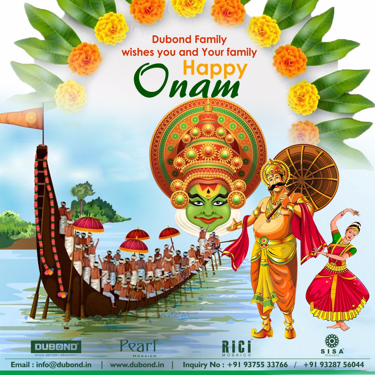 May this Onam brings lots of happiness and prosperity for you and your family. #onamcelebration #staysafe