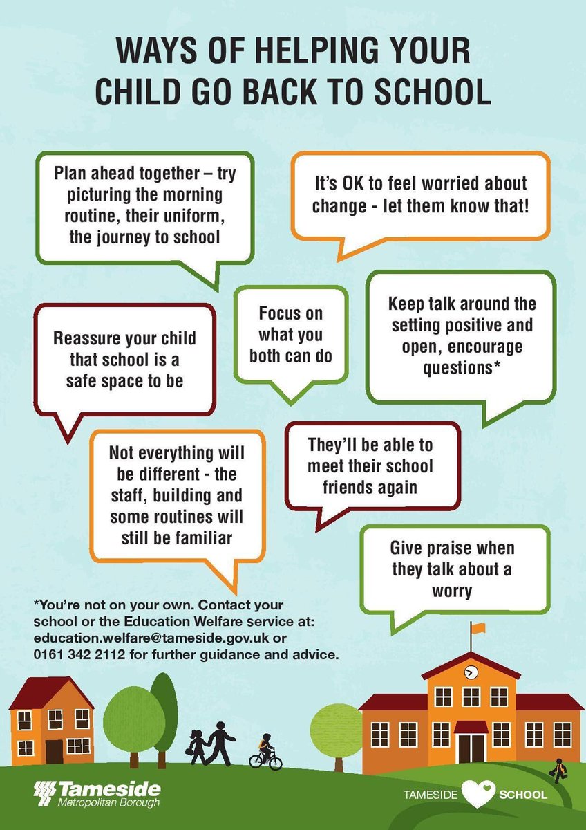 With staggered starts to the new school year, here’s some handy tips from another Authority that may help anyone returning to school.
