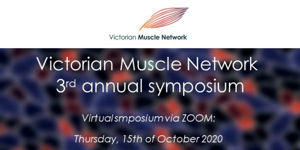 ARMI (@armi_labs) on Twitter photo Registrations are now open for the <a href="/VicMuscleNet/">VictorianMuscleNetwork</a> 3rd Annual Symposium. This virtual event is a platform for early-career researchers to network, collaborate and communicate their research in the muscle community. More details via app.nuvi.com/n/fqt5we Registrations are now open for the <a href="/VicMuscleNet/">VictorianMuscleNetwork</a> 3rd Annual Symposium. This virtual event is a platform for early-career researchers to network, collaborate and communicate their research in the muscle community. More details via app.nuvi.com/n/fqt5we