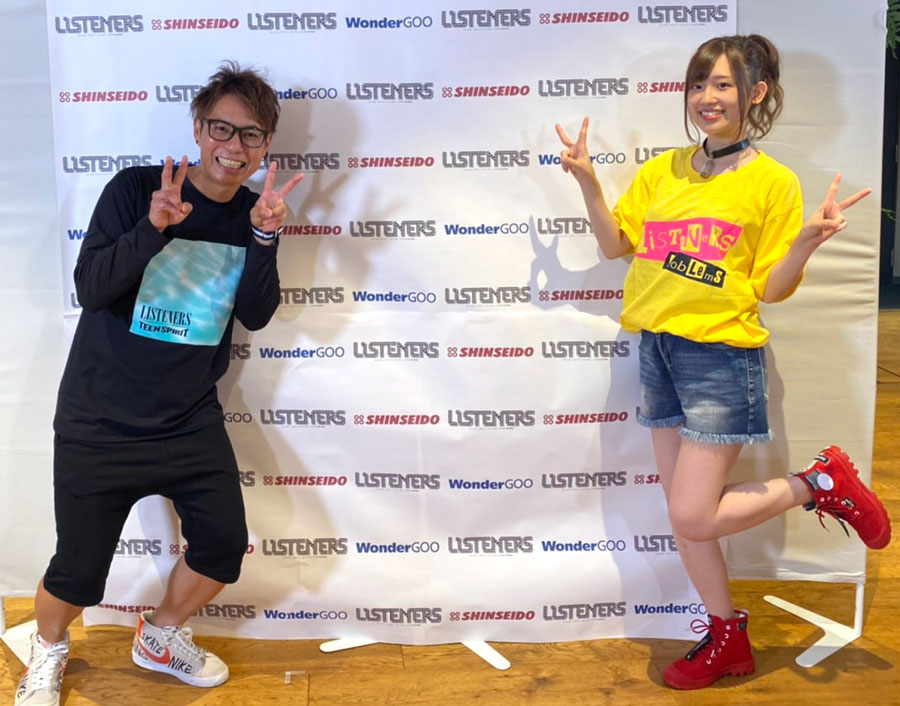 WondergooHOBBY's tweet photo. ミュウ役・ #高橋李依 さんと #MCしんご さんで盛り上がった #新星堂 ・ #WonderGOO 主催『「#LISTENERS POP UP STORE 」購入者特典オンライントークイベント』でした！

ご視聴ありがとうございました！

『LISTENERS』Will Never Die！！！

#listeners_rock https://t.co/l0iLW5p6PO