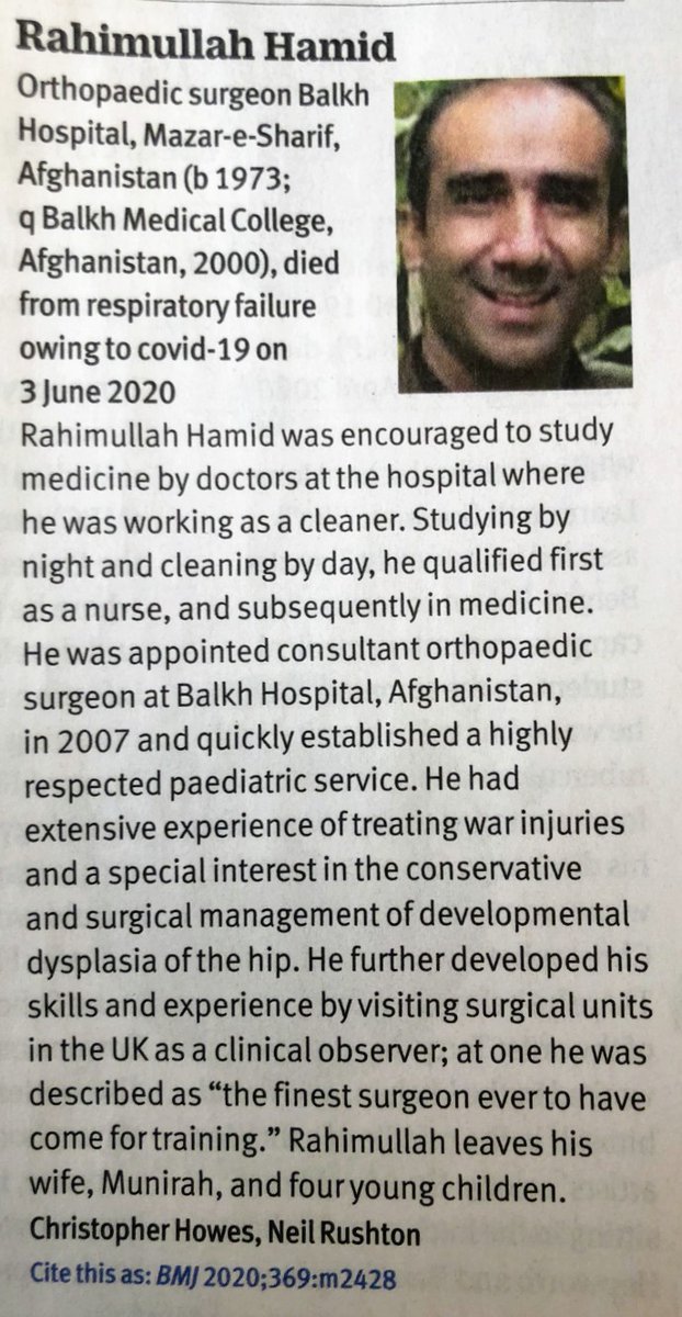 kilo14a's tweet photo. What a terribly sad loss. 
An incredibly dedicated and driven man doing suburb work in difficult conditions.
@DrRahimhamid @bmj_latest https://t.co/90ohNcADTE