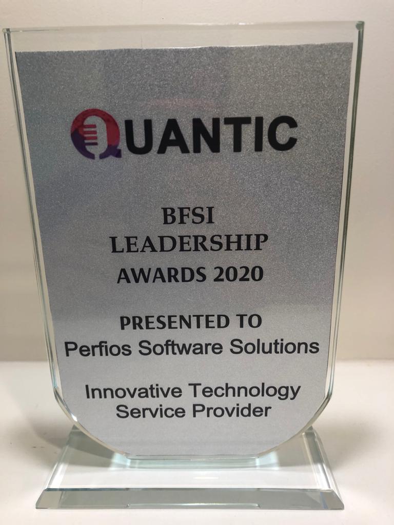 Congratulation's to the team of <a href="/Perfios/">Perfios</a>  for bagging in the award for the Innovative Technology Service Provider of the Year 2020.
#BFSI #Leadershipawards #2020