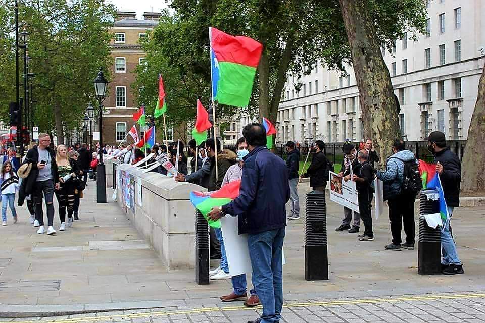 RaisaniSadiq's tweet photo. London: The international Day of the Victims of Enforced Disappearances on August 30th, the Free Balochistan Movement (FBM) holds a peaceful protest against Pakistan's and Iran's  committing gross human rights violations in occupied Balochistan
#StopEnforcedDisapperancesOfBaloch https://t.co/zOx2tyVWAk