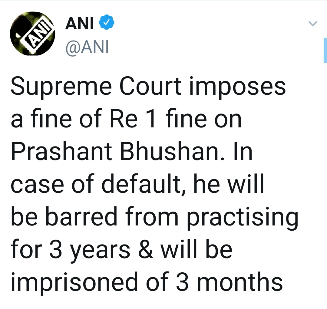 nandiniidnani69's tweet image. #OneRupee too matters 🤣
#PrashantBhushanCase #PrashantBhushan 
#PrashantBhushanGuilty