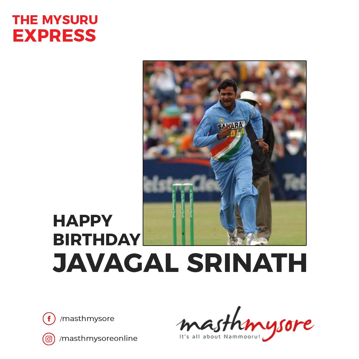 Happy Birthday Javagal Srinath!    