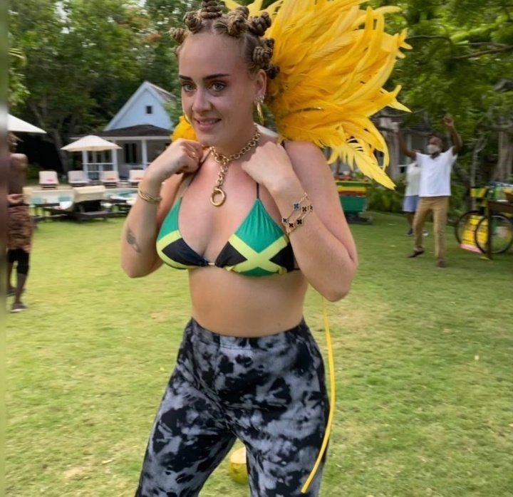 Jamaicans is trending because SJWs are accusing Adele of cultural appropriation for wearing a Jamaican flag and Bantu knots.We are the most unbothered people on the planet who have nothing but appreciation for everyone appreciating our culture.Ya'll are miserable and ignorant