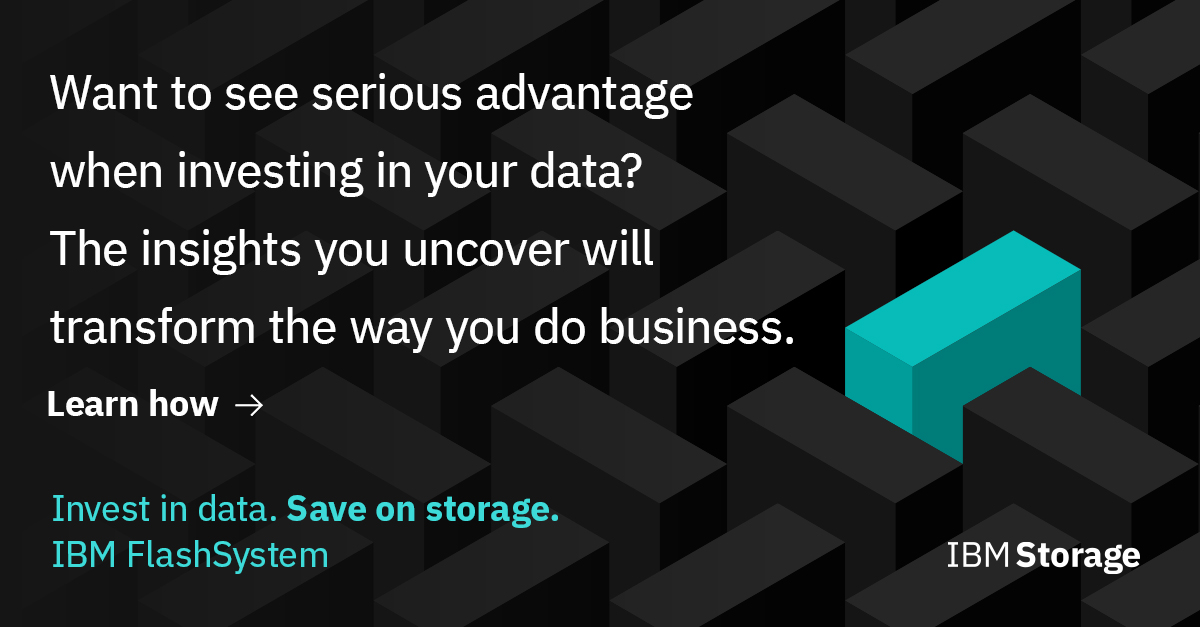 That data is the new currency for businesses today we know. But how can you invest in data, while saving on storage? Well with the IBM FlashSystems! Discover how on ibm.biz/BdqLTa