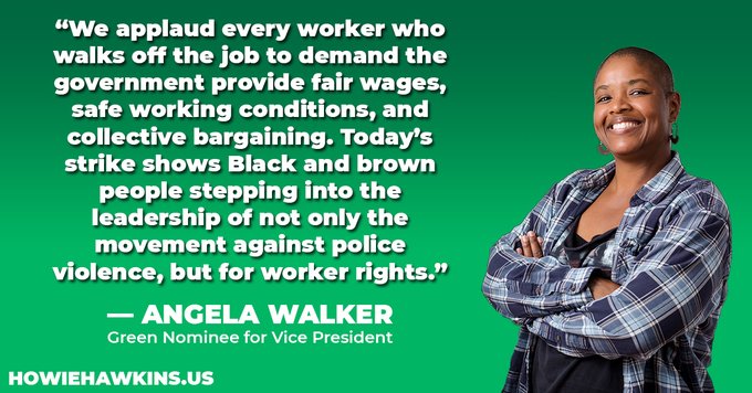 8. His running mate Angela Walker is absolutely amazing, which shows his good judgment, unlike the other candidates whose running mates are questionable.