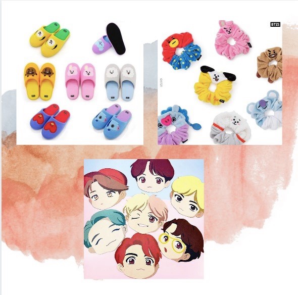 SELLING THREAD!!! PH ONLYhelping a friend | help retweetig: @/bangtan.chinguu*unofficial* bt21 merch scrunchie- 200phpindoor slippers- 400phppajama coordinates- 600phpbts character mousepad- 150eachDM to order wts lfb bts ph