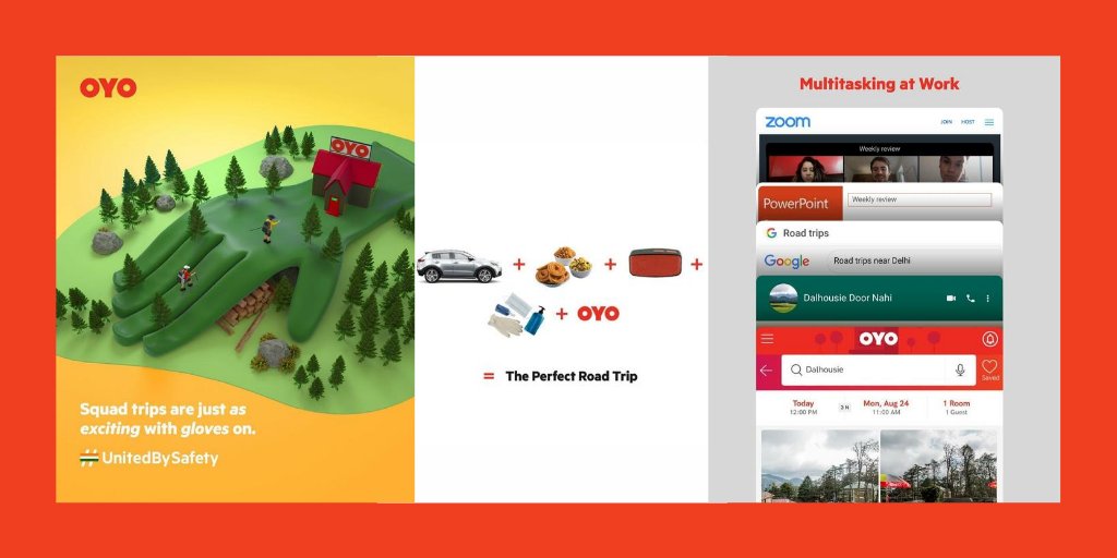 WE_MAAAD's tweet photo. MaaadSpot: The new road tripping ad campaign #DekhoApnaDesh from OYO to encourage us to get into our vehicles and roadtrip without worries.

.

.

.

.

#Maaad #Maaad #MaaadLove #sanitisedstaysatoyo #DekhoApnaDesh #RoadTrippingWithRnMandOYO #vocalforlocal #brandcampaigns #Covid19 https://t.co/2boNW8fxVq