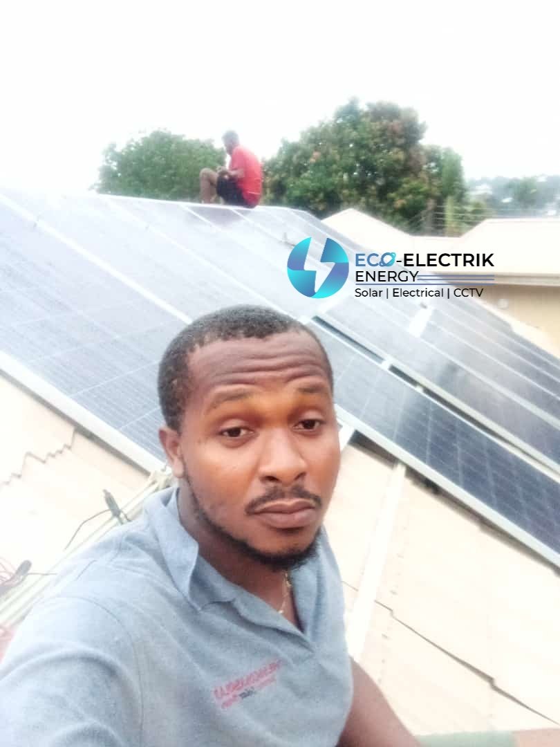 Ecoelectrik's tweet image. 10kva solar system Installation: 10kva/180volts Inverter, 15*220ah wet cell tubular batteries, 32*325watts solar panels..
@Ecoelectrik 
#GoGreen 
#renewable