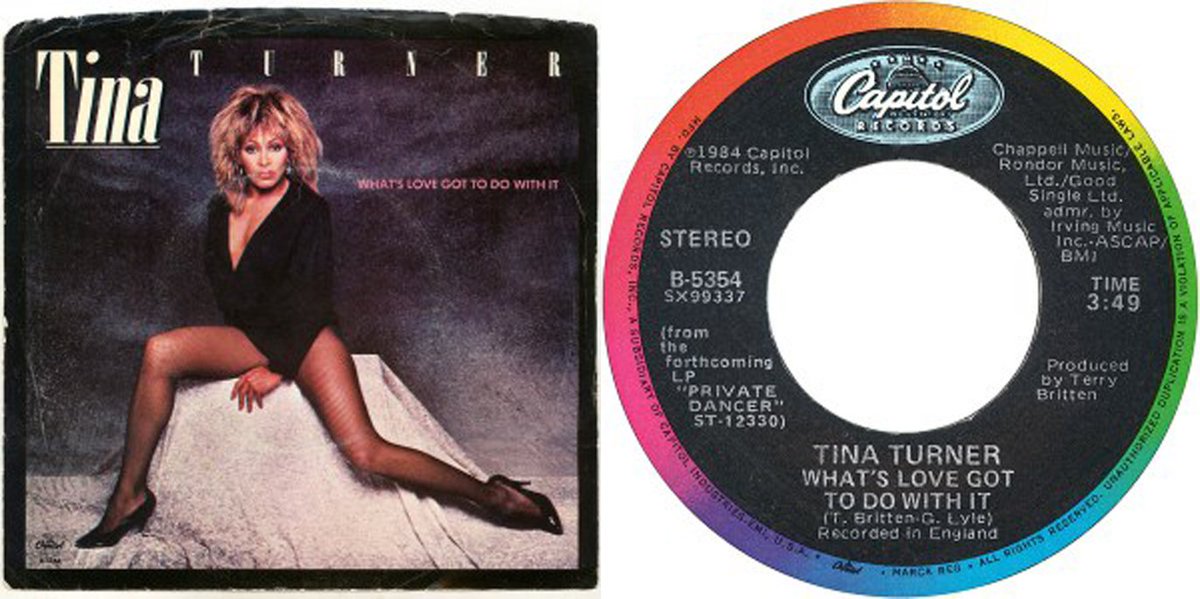 #OTD Sep1,1984 #TinaTurner with her 1st solo US #1; starts a 3wk run at #1 on the @billboard Hot100 Singles Chart with 'What's Love Got To Do With It' @LoveTinaTurner  The song was written by #TerryBritten & #GrahamLyle, who originally offered it to #CliffRichard and many others