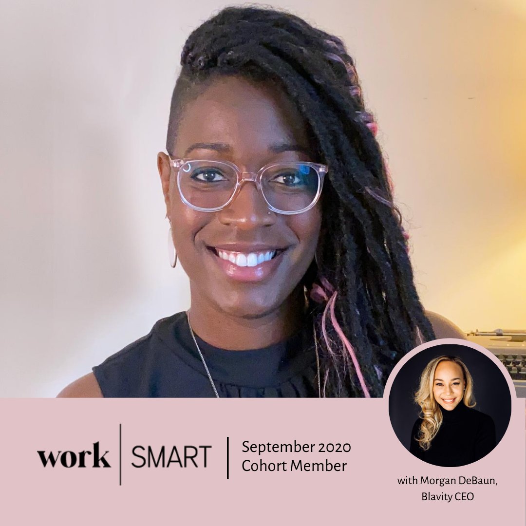 HeyAwesomeGirls's tweet photo. We are pleased to announce that Hey Awesome Girl Founder &amp; CEO @Tivijones has been accepted into the September 2020 Cohort of the WorkSmart Program with @BlavityInc CEO @MorganDeBaun 

Check out our blog to read all about it: https://t.co/SWAYcvq22L

#ceo #morgandebaun #Durham https://t.co/CYNQDgeQiK