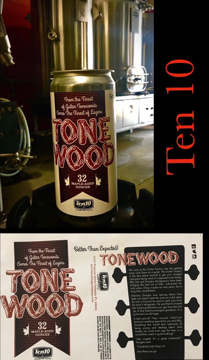 Brewed for our friends at the Guitar Factory. Lager aged on sugar maple 5.5%. Thanks Doug and Bill for keeping us in tune! 🍻 #Mills50 #stayintune #drinkcraftbeer