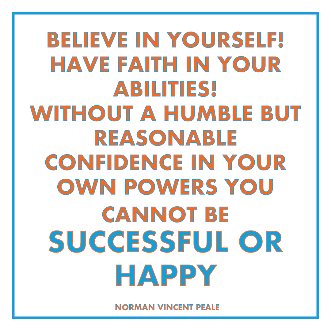 SmartSheetsCa's tweet photo. Have confidence in your own powers! #MondayMotivation #SmartSheets #NormanVincentPeale #QOTD https://t.co/biGBk1gz7j