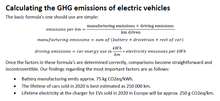 The first reason our study is positive, is because negative studies all use outdated battery emissions. E.g. the infamous IFO study uses a 2017 report that claims every kWh emits 175 kg CO2. The 2019 update is 85 kg. And  @tesla its new impact study shows 77 kg in 2019.