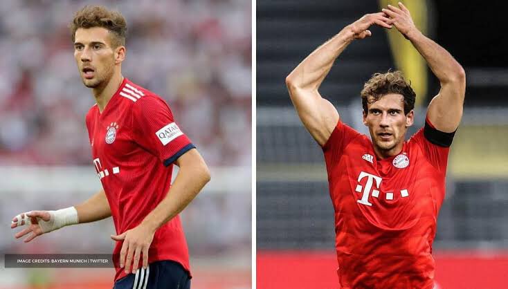 These photos have been around internet since the come back of lockdown/quarantine, saying that “this is the crazy transformation of Goretzka in only 3 months!” which is a total lie: he has been building his body since his arrival to Munich, and the next photo is a prove of that