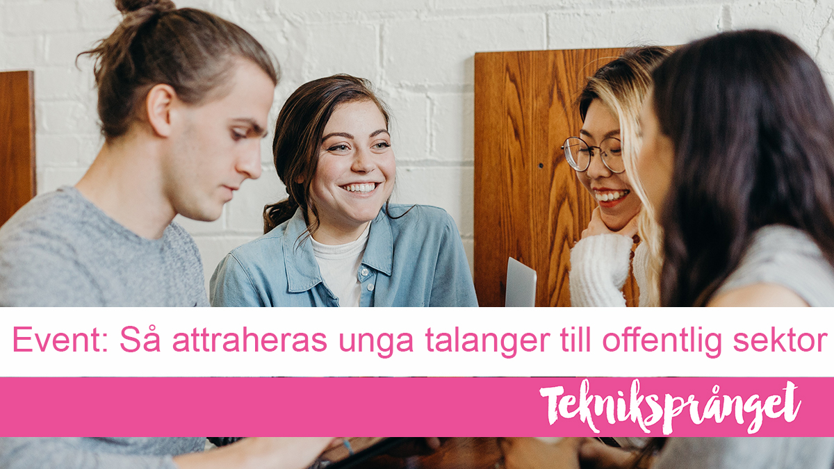 Arbetar du i offentlig sektor &amp; har svårt att rekrytera unga talanger? Vill du trygga framtida #kompetensbehov &amp; föryngra din arbetsplats? Missa inte eventet iva.se/event/sa-attra…
<a href="/asazetterberg/">Åsa Zetterberg</a> @IToTelekom <a href="/Sodertalje/">Södertälje kommun</a> @Skeakommun <a href="/hbgstad/">Helsingborgs stad</a> #tekniksprånget <a href="/IVA1919/">Kungl. Ingenjörsvetenskapsakademien, IVA</a> #rekrytering