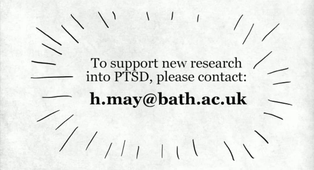Our research seeks to understand the experiences of those who have therapy for #PTSD whilst being unable to remember the trauma event/s. See images for details of why this matters and how you can get involved. Please retweet. #PTSDresearch #traumainformed