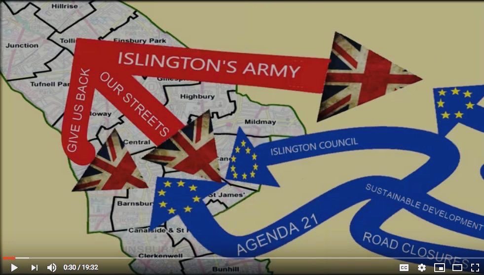 Despite their attempt to refocus, Ludicrous found it was too late to stop one Grabber initative - a campaign video which sets Islington’s street calming as a UK v EU/remain v leave conflict, opening another front in the campaign’s attempt to set neighbours against neighbour. /6