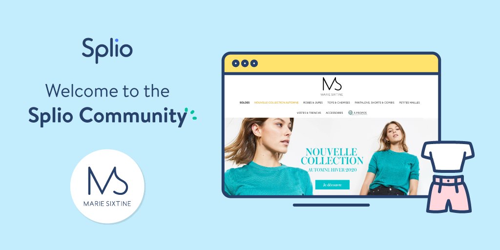 Splio's tweet photo. #Retail : la #marque Marie Sixtine rejoint les rangs de la #SplioCommunity en cette rentrée 🎉 https://t.co/C0Fj8ObXID
#Online #Offline #Mobile https://t.co/ipLyRNOrSm