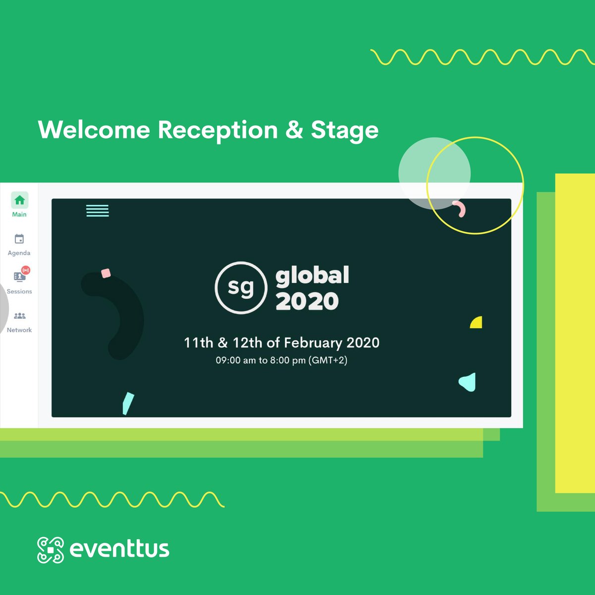 Your event’s welcome reception is like a town hall, where everyone gets a complete overview of the event components: the featured sessions, speakers, event details and the main sponsors. 
Create your virtual event today!
bit.ly/2ELkZov
