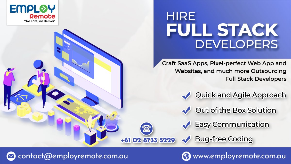 Hire Full Stack Developers

Hire Full Stack Web &amp; Mobile App Developers from us to get an excellent one-stop solution for your Web/App development needs.

employremote.com.au/full-stack-dev…

#hirefullstackdevelopers #fullstackdevelopers #hiredevelopers