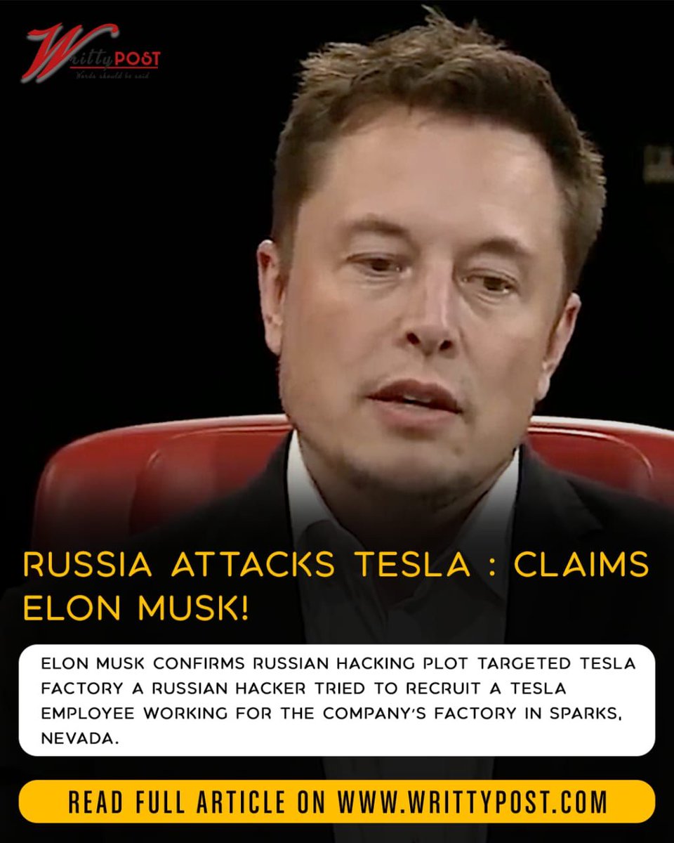 becinemouse's tweet photo. A Russian citizen who wanted to pay an employee to plant malware in a US company was apparently targeting electric car maker Tesla. On Tuesday, the US Justice Department announced the arrest of 27-year-old Egor Igorevich Kriuchkov for the attempted hack. https://t.co/78xGz7ydfk