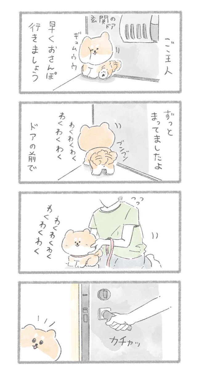 おはようございます、ご主人
#こんにちはいぬ 