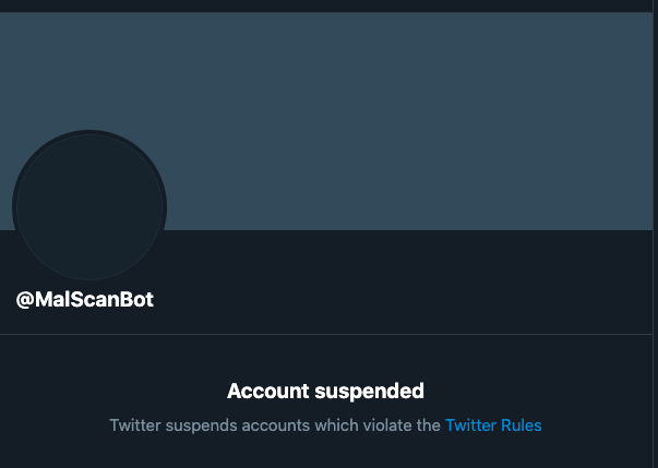 GelosSnake's tweet photo. #FreeMalScanBot @MalScanBot @Twitter @TwitterSupport https://t.co/AiuuRpeqU7