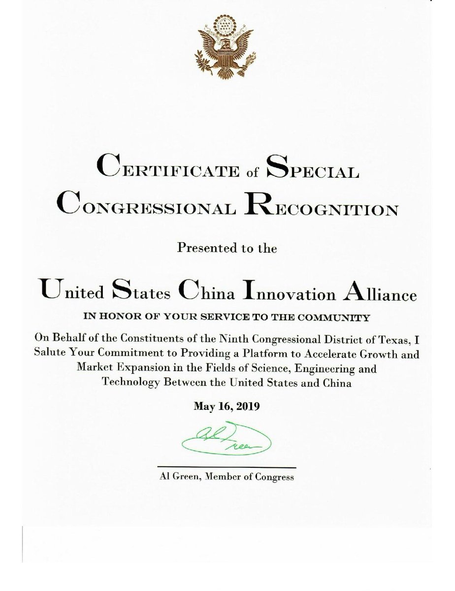 8. Politicians, like Sheila Jackson Lee, Al Green, Pete Olsen, Greg Abbott, and Ben Nurinberg, all sent in Congratulatory Letters.