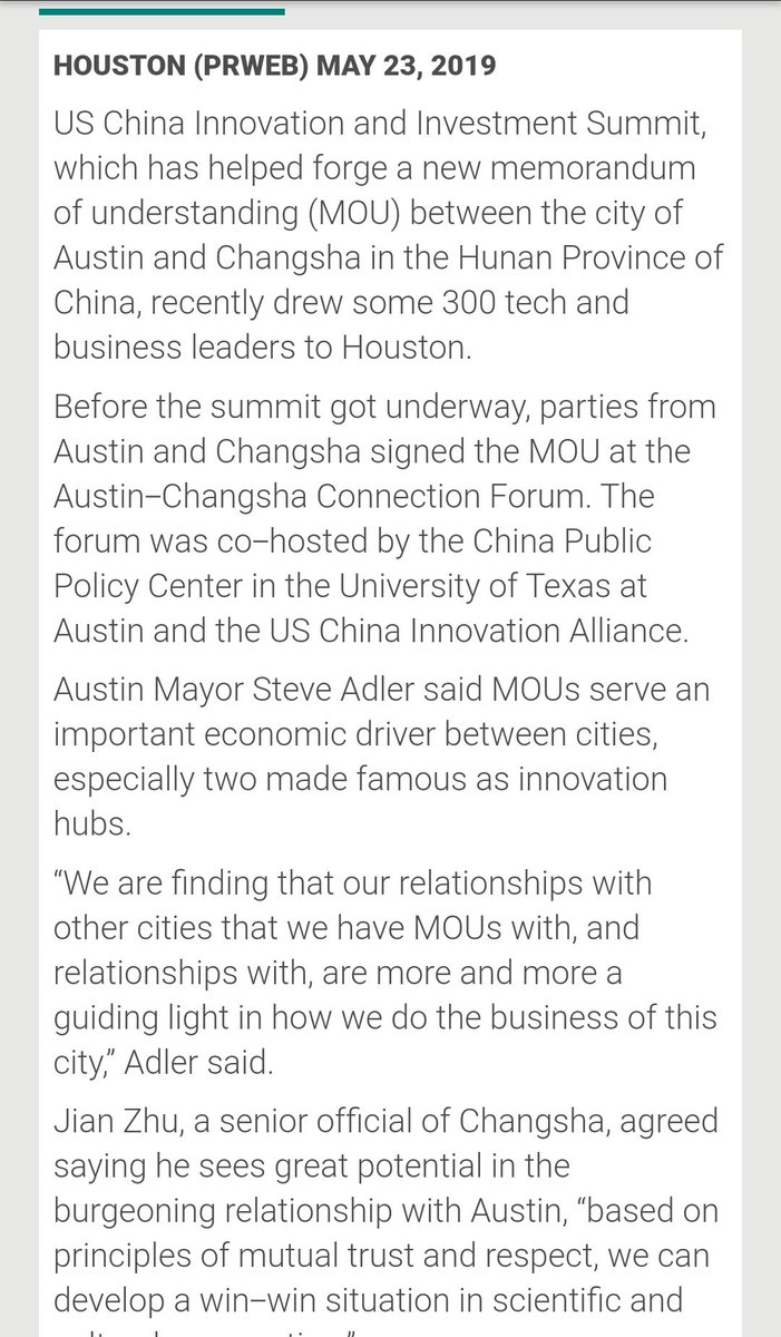 10. And, it all gets credited to Mayor Adler and his crony that used to be at the Chinese Consulate in Houston.